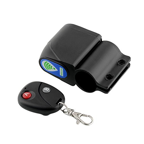 SedetaÂ® Anti-theft Lock Bike Security Wireless Remote Control Vibration Alarm Super Loud Black Bicycle Cycling