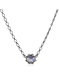 Alberian & Aulde "Morning Star" Moonstone Octet Pendant Necklace