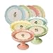 Just Dessert Ceramic Cupcake Pedestal Stand - Pink