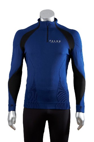 FALKE Herren Running-Pullover Mika, nightblue-black, XL, 36550