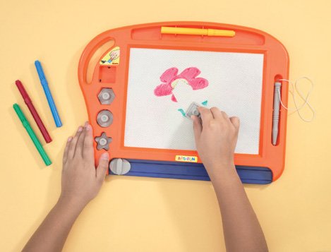 Imagen 9 de Simba - 106335188 - 2 en una pizarra mágica con accesorios - 40x30 cm (de importación de Alemania)