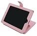 rooCASE Convertible Folio Full Genuine Leather (Pink) Case for Apple iPad 3G Wi-Fi