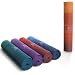 Aurorae Northern Lights Yoga Mat with Golden Sun Focal Icon -SGS approved Free from Phthalates and Latex. Biodegradable, Sunset (Golden)