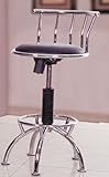IMAGE OF Adjustable Swivel Bar Stool in Chromed ADS6051-cp