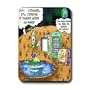 Londons Times Funny Aliens Cartoons - Water On Mars Debate Settled By Evian - Light Switch Covers - single toggle switch