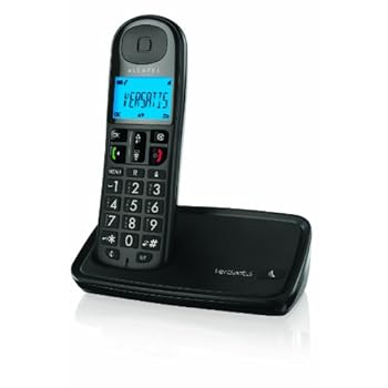 Alcatel Versatis XL250 version solo Téléphone sans fil numérique Noir Alcatel Versatis XL250 version solo Téléphone sans fil numérique Noir