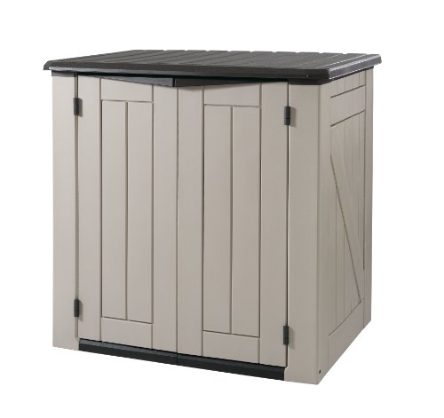 Keter 17193604 Ger&auml;tebox Midi Store, Kunststoff, beige / braun Preisvergleich