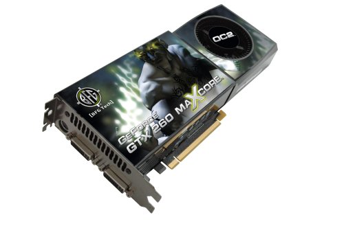BFG BFGEGTX260MC896OC2E NVIDIA GeForce GTX 260 OC2 MAXCORE 896MB GDDR3 PCI Express 2.0 Graphics Card On Sale