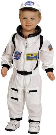 Jr. Astronaut Suit w/Embroidered Cap, size 18Month (white)