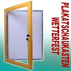 Plakatschaukasten Schaukasten Wetterfest Gold A3 73GD