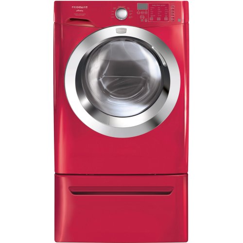 Frigidaire FAFS4474LR Affinity 3.81 Cu Ft DOE (4.4 Cu Ft) Front Load Steam Washer - Classic Red