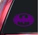 Search : Batman Bat Symbol Vinyl Decal Sticker - Purple