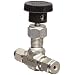 Parker V Series Stainless Steel 316 Needle Valve, Inline, Hand Wheel, Needle Stem, A-Lok Compression Fitting