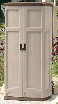 Suncast GS1250B Vertical Tool Shed, 20-cubic ft