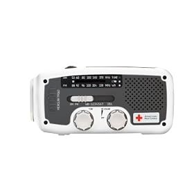 Etón American Red Cross ARCFR160W Microlink Self Powered AM/FM/NOAA Weather Radio with Flashlight, Solar Power and Cell Phone Charger (White) 41wk7rA0peL. SL500 AA280 Etón American Red Cross ARCFR160W Microlink Self Powered AM/FM/NOAA Weather Radio with Flashlight, Solar Power and Cell Phone Charger (White)