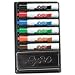 Expo Dry Erase Marker Organizer with Mounting Strip, Incl 6 Markers, 1 Eraser SAN83056