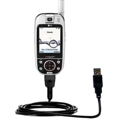 Classic Straight USB Cable for the LG CU320 with Power Hot Sync and Charge capabilities - uses Gomadic TipExchange Technology