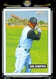2005 Bowman Heritage # 131 Carl Crawford Tampa Bay Devil Rays Baseball Card