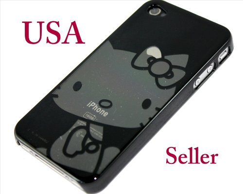 verizon iphone 4 back cover. HELLO KITTY iPHONE 4 4G CHROME