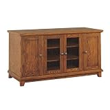 Review Powell Furniture 647-693 / Powell 52-Inch TV and Video Console, Antique Oak