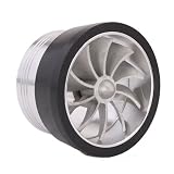 New Air Intake Supercharger Booster Aluminum Turbonator Turbo 89-76mm Black
