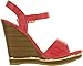 Kayleen EVINA-3 Women's Simple Ankle Strap Platform High Heel Wedge Sandals