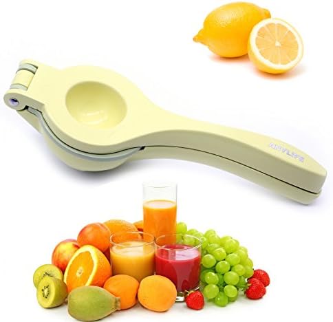 Two-in-One Lemon Squeezer by ANLIFE -Jumbo Size Manual Lemon Jucier -Durable Citrus Hand Press Squeezer