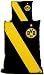 BVB Borussia Dortmund Fanartikel - Bettw�sche - Lizenzartikel - hautsympathisch und atmungsaktiv - 
waschbar bei 60 �C - ein Qualit�tsprodukt - hergestellt nach neuesten Erkenntnissen des Gesundheits- 
und Umweltschutzes