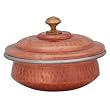 Dinnerware Copper Serving Bowl with Lid