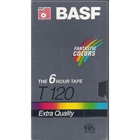 BASF T120 6-Hour VHS Tape Extra Quality