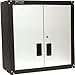 Homak 2 Door Wall Cabinet with 2 Shelves, Steel, GS00727021