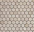 Crema Marfil 1" Hexagon Mosaic Tumbled and Honed
