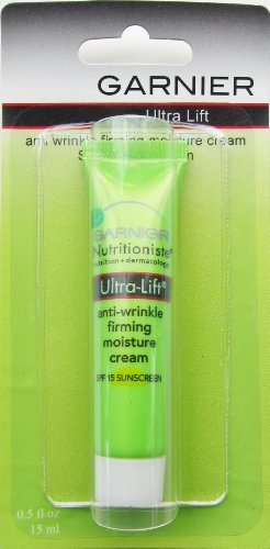 Garnier Ultra Lift anti-wrinkle firming moisture cream, SPF 15 sunscreen, 0.5 Fl Oz