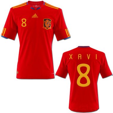 Spanien Xavi Trikot Home 2010, Größe: XL