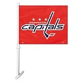 NHL Washington Capitals Car Flag with Wall Brackett