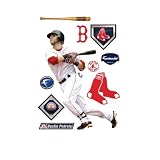 Boston Red Sox Dustin Pedroia Wall Decal
