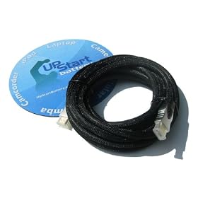 UpStart 16ft (5M) high speed digital HDMI Gold-plated Cable for HDTVs, Set-top boxes Personal computers, PlayStation 3, Xbox 360, Blu-ray Disc players and DVD players. Includes UpStart Battery Mouse Pad