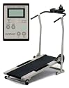 Biosync Foldable Manual Treadmill w/ 3 position incline, Exercise Computer & Water Bottle
