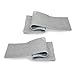 1Pair Power Ionics Bamboo Charcoal Fiber Elastic Thigh Knee Calf Brace Support 2pcs for left and right foot