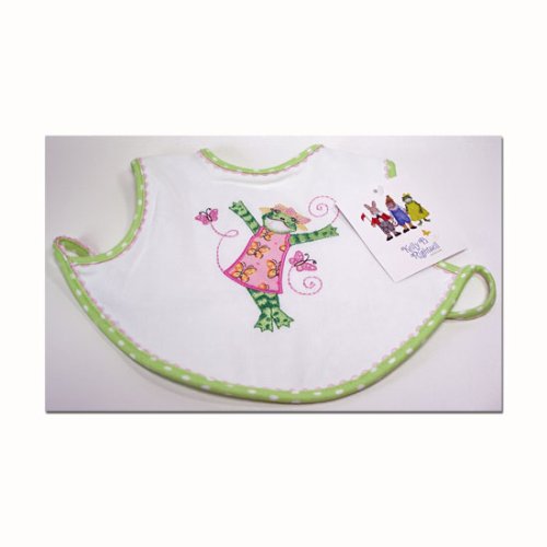 Froggy Girl Reversible Halter Bib by Kelly B Rightsell