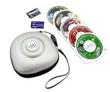 5+2 Disc Game Holder Case Silver Bag For Ipod Nano, Video, Photo, Shuffle, Mini & Other Styles (PSP)