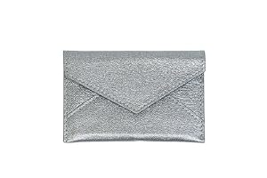Mini Metallic Leather Envelope, 4-1/4" X 2-7/8"