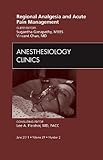 Regional analgesia and acute pain management