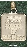 Fordham Rams School of Business Seal Pendant - 14KT Gold Jewelry