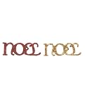 Glitter Noel Ornament - Gold