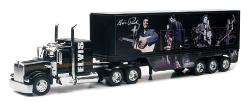 Elvis Presley Semi Kenworth W900 Custom Cab Die Cast Truck 1:32 Scale Model