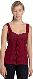 XOXO Juniors Ruffle Front Rouched Cami Top