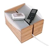 Docking Box Farbe BAMBUS mit Glas by Contento
