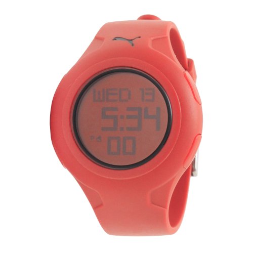 PUMA Men's PU910441005 Spin Red Digital Watch