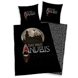 Herding 449612050412 Bettw&auml;sche, Das Haus Anubis 80 x 80 + 135 x 200 cm, Linon